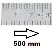 HORIZONTAL FLEXIBLE RULE CLASS II LEFT TO RIGHT 500 MM SECTION 30x1 MM<BR>REF : RGH96-G2500E1M0